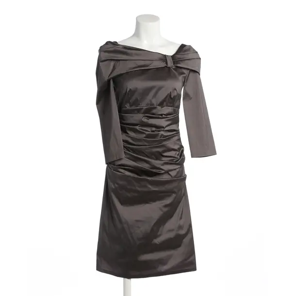 Cocktail Dress, in Gray, Polyester, Talbot Runhof