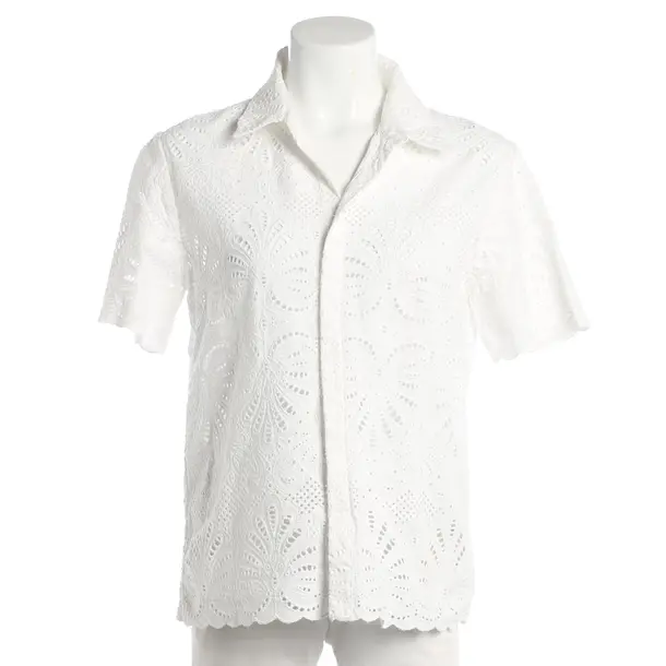 Bluse, in Weiß, Baumwolle, self-portrait