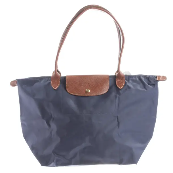 Handbag, in Navy, Cotton, Longchamp