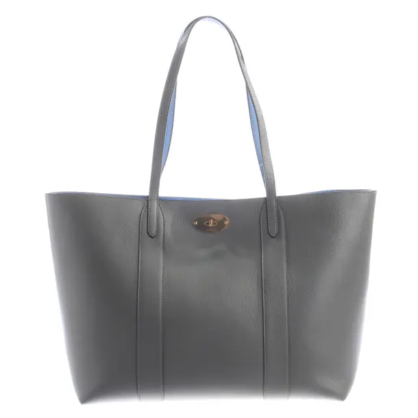 Shopper Bag, in Gray, Leather, Mulberry