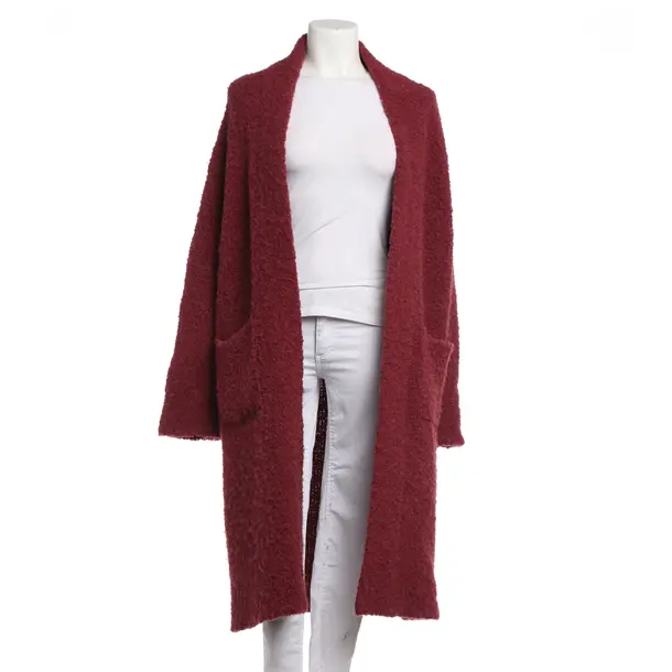 Cardigan, in Bordeaux, Wool, Roberto Collina