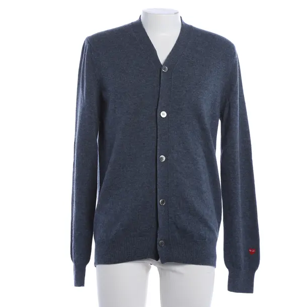 Strickjacke, in Blau, Wolle, Comme des Garcons
