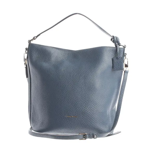 Handbag, in Blue, Leather, Coccinelle