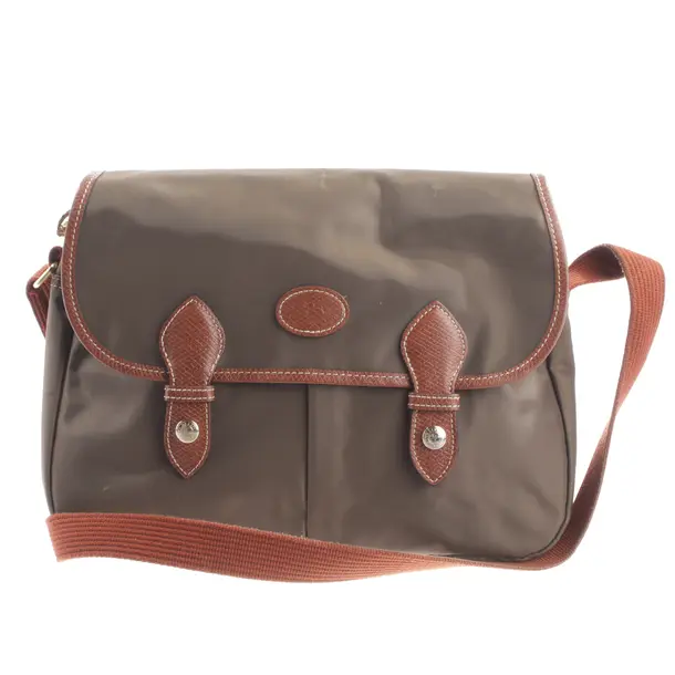 Schultertasche, in Dunkelbraun, Polyamid, Longchamp