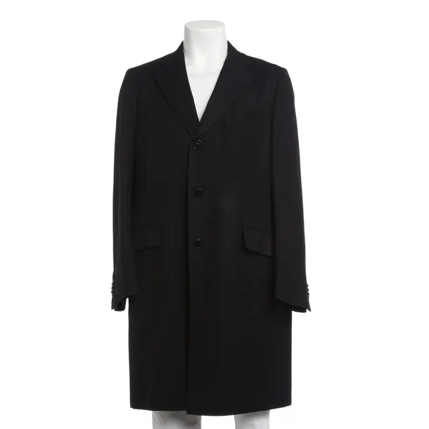 Übergangsmantel, in Navy, Wolle, Zegna