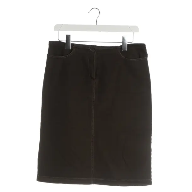 Skirt, in Dark Brown, Cotton, Max Mara