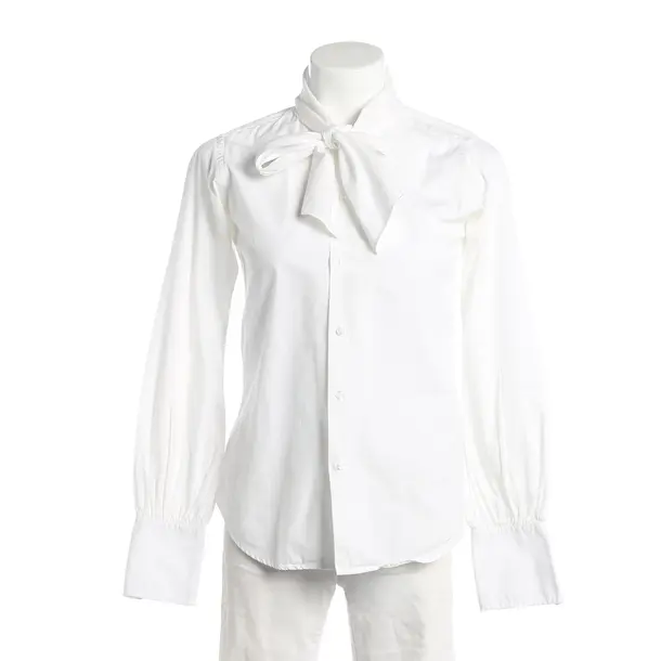 Bluse, in Weiß, Baumwolle, Ralph Lauren Black Label