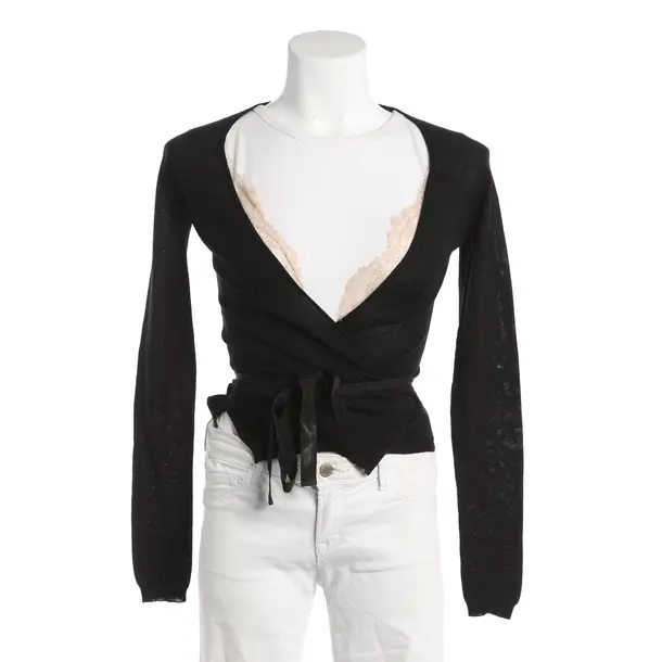 Strickjacke, in Schwarz, Kaschmir, Red Valentino