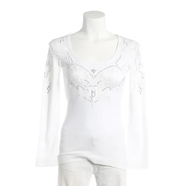 Long Sleeve Shirt, in White, Cotton, Just Cavalli