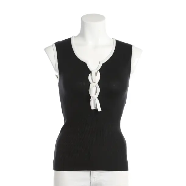 Top, in Schwarz, Baumwolle, Valentino