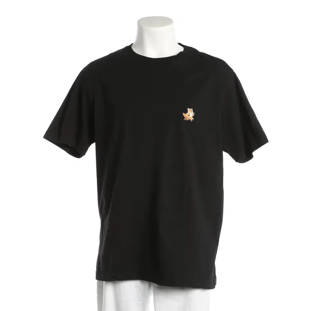 T-Shirt, in Black, Cotton, Maison Kitsuné
