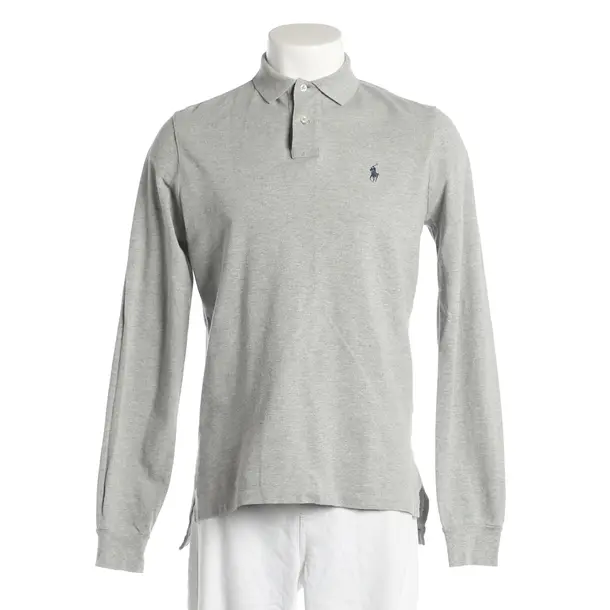 Long Sleeve Shirt, in Light Gray, Cotton, Polo Ralph Lauren