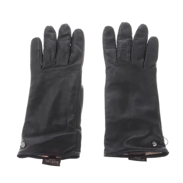 Leather Gloves, in Black, Leather, Roeckl