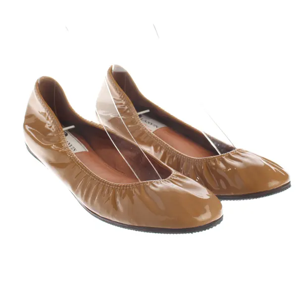 Ballerinas, in Braun, Lanvin