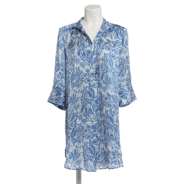 Dress, in Blue, Silk, Dea Kudibal