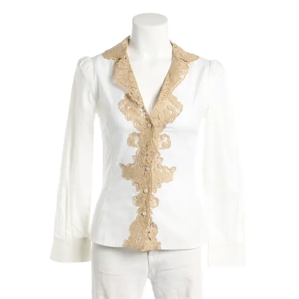 Bluse, in Beige, Baumwolle, Red Valentino