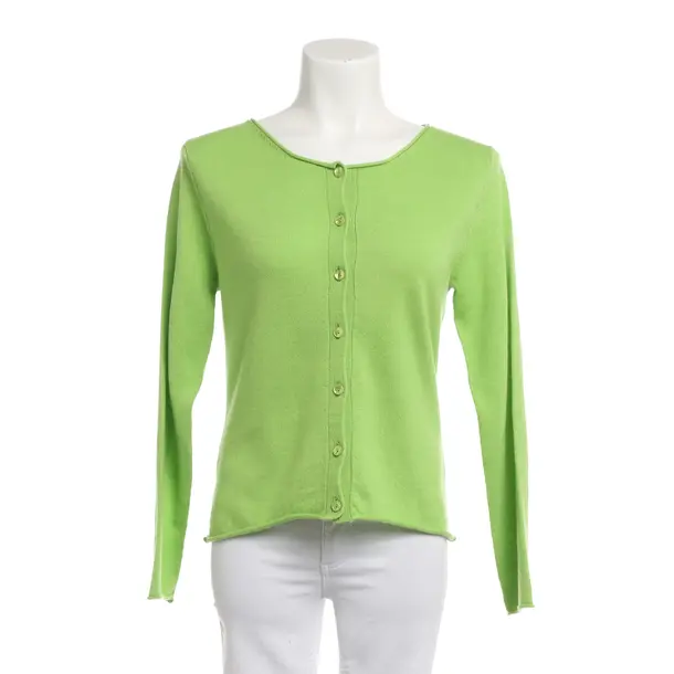 Cardigan, in Green, Cashmere, Stephan Boya