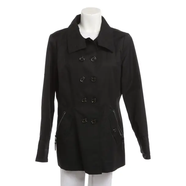 Mid-Season Jacket, in Black, Cotton, Fuchs Schmitt