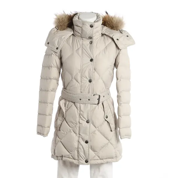 Wintermantel, in Cream, Polyester, Burberry Brit