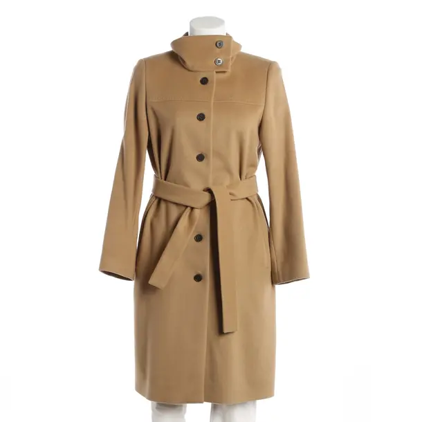 Mid-Season Coat, in Light Brown, Wool, Hugo Boss Black Label