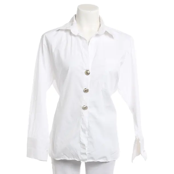 Blouse, in White, Cotton, Maje