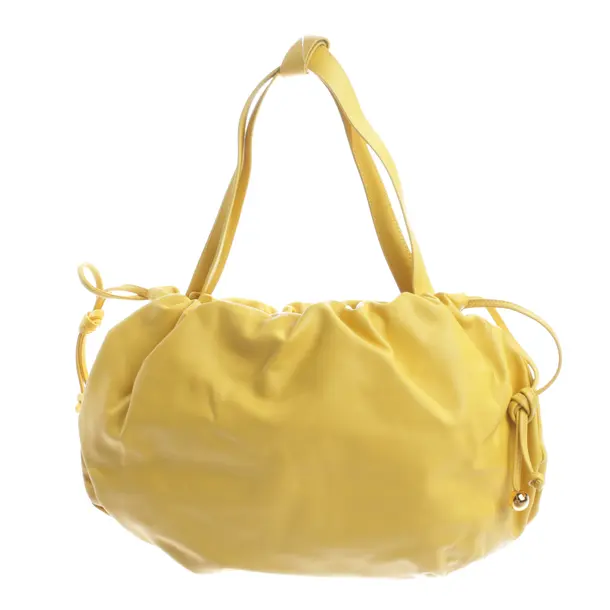 Bucket Bag, in Yellow, Leather, Bottega Veneta