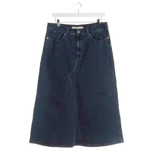 Skirt, in Navy, Cotton, Riani