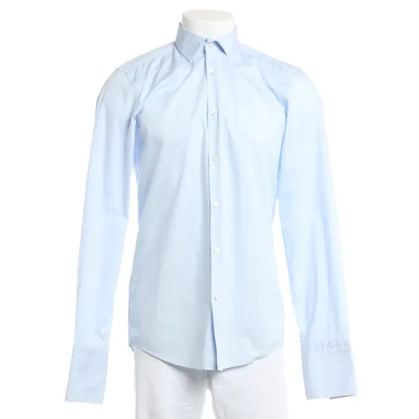 Shirt, in Light Blue, Cotton, Hugo Boss Black Label