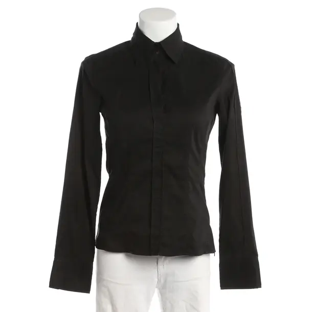 Bluse, in Schwarz, Baumwolle, Hugo Boss Black Label