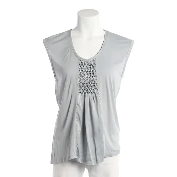 Top, in Light Gray, Silk, Hugo Boss Orange