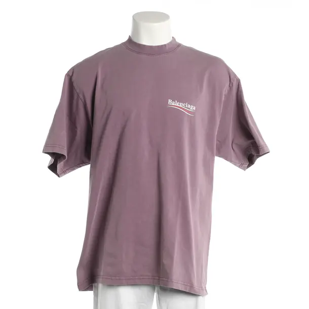 T-Shirt, in Lila, Baumwolle, Balenciaga