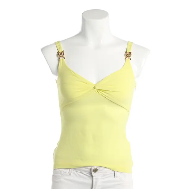 Top, in Gelb, Polyester, Versace