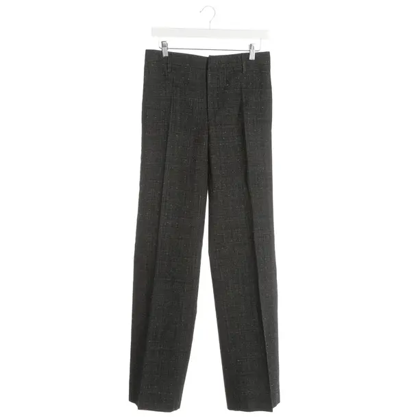 Hose, in Dunkelgrau, Wolle, Prada