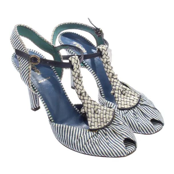 Heeled Sandals, in Beige, Fendi