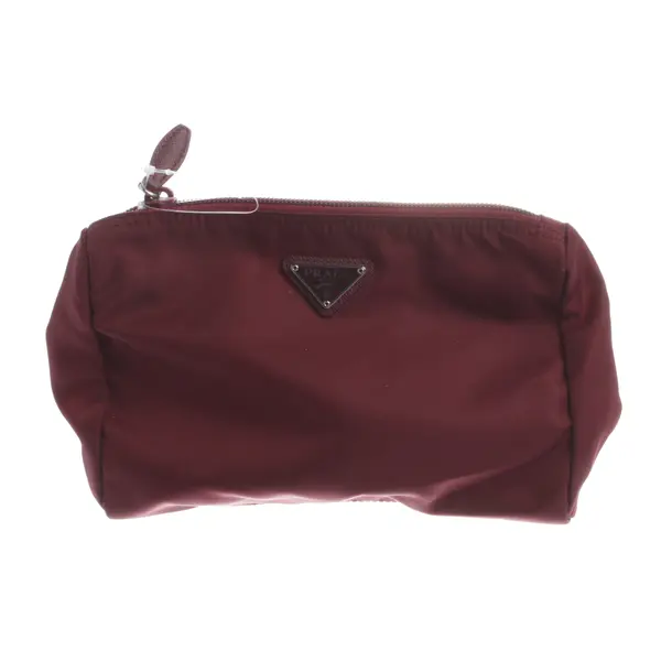 Cosmetic Bag, in Bordeaux, Polyimide, Prada