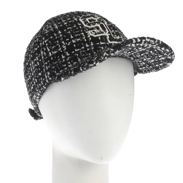 Cap, in Black, Wool, Saint Laurent