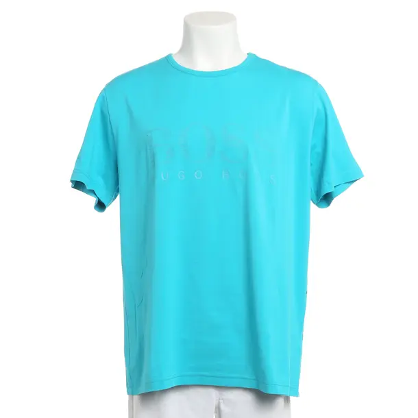 T-Shirt, in Blau, Baumwolle, Hugo Boss Green