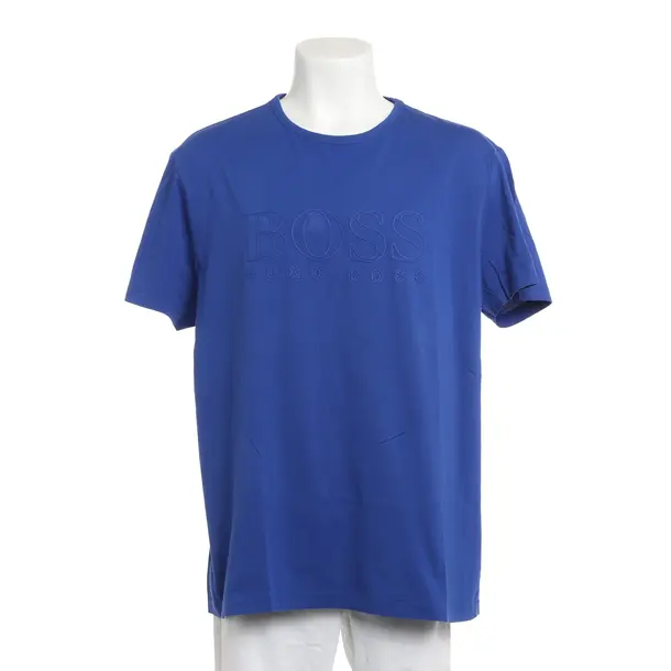 T-Shirt, in Blue, Cotton, Hugo Boss Black Label