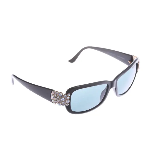 Sonnenbrille, in Schwarz, Kunststoff, Swarovski