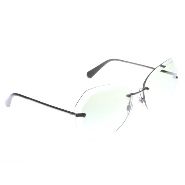 Sunglasses, in Silver, Synthetic / Metal, Chanel