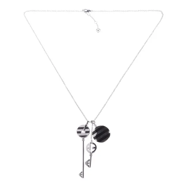 Necklace, in Silver, Metal (metallic, metallized), Emporio Armani