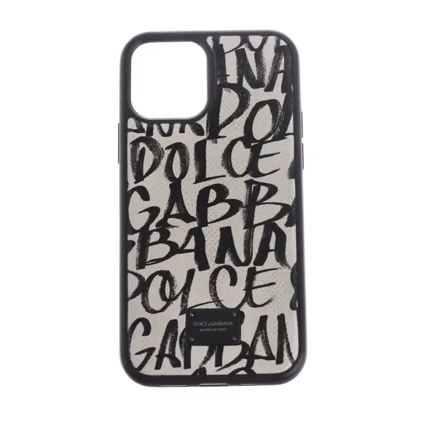 Phone Case, in Black, Other fibres, Dolce & Gabbana