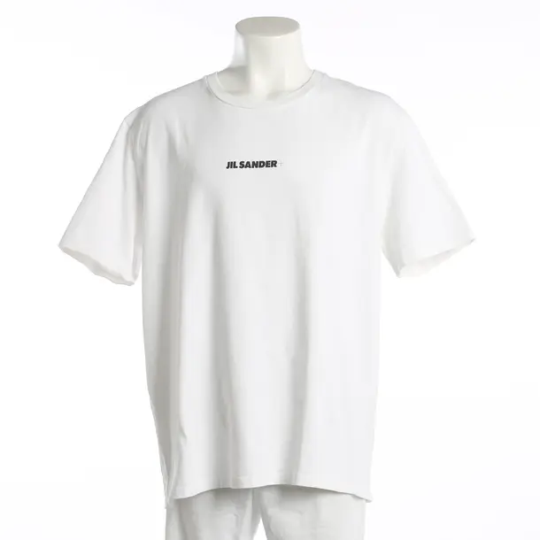 T-Shirt, in White, Cotton, Jil Sander