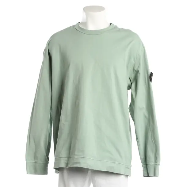 Sweatshirt, in Green, Cotton, Stone Island