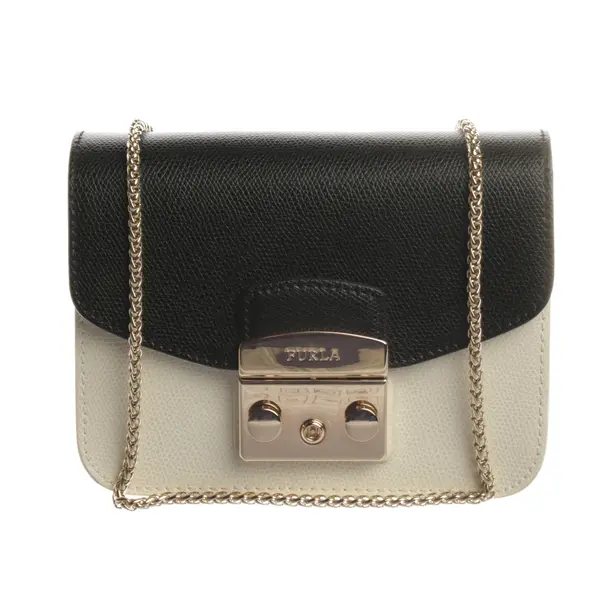 Schultertasche, in Weiß, Leder, Furla