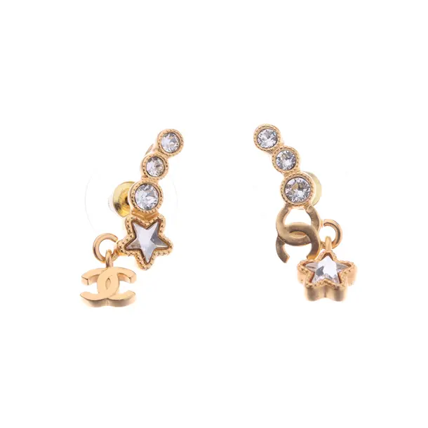 Earrings, in Gold, Metal (metallic, metallized), Chanel