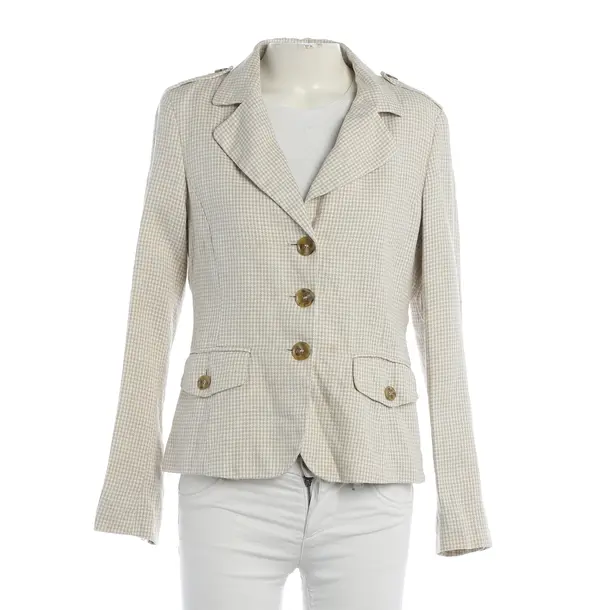 Blazer, in Beige, Lino, Max Mara