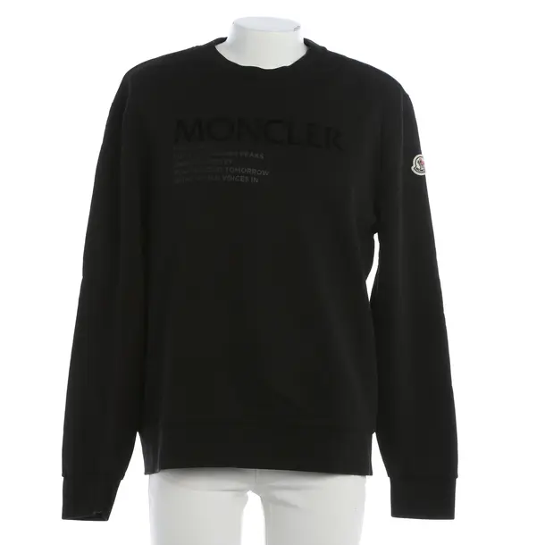 Felpa, in Nero, Cotone, Moncler