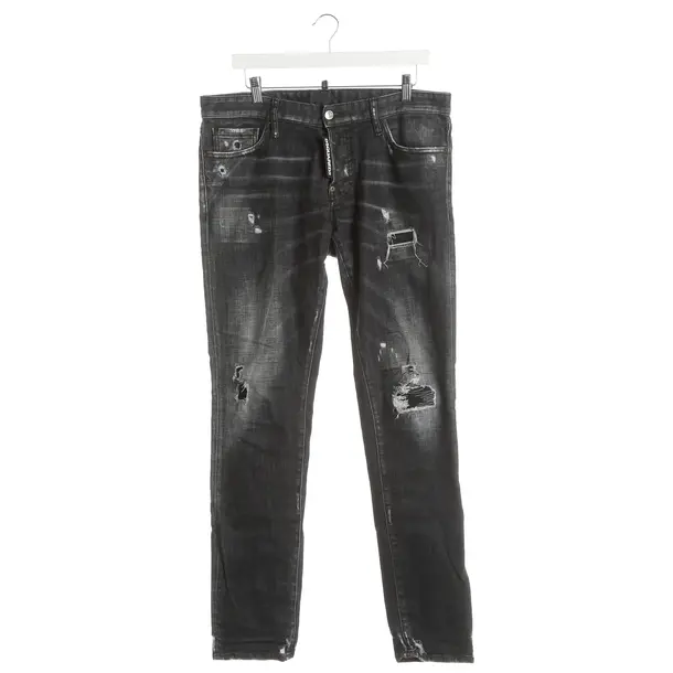 Jeans Slim Fit, in Dunkelgrau, Baumwolle, Dsquared