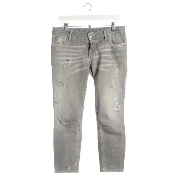 Jeans slim fit, in Grigio chiaro, Cotone, Dsquared